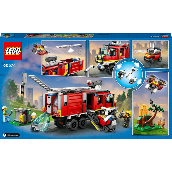 Фото - Конструктор LEGO City Пожежна машина (60374)