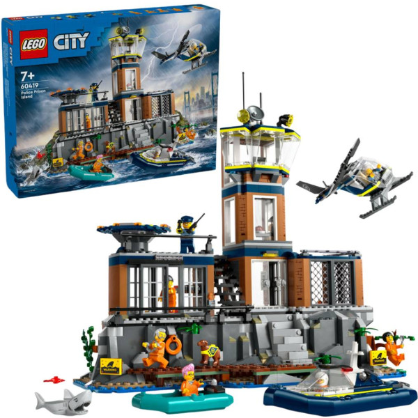 Фото - Конструктор LEGO City Полицейский остров-тюрьма (60419)