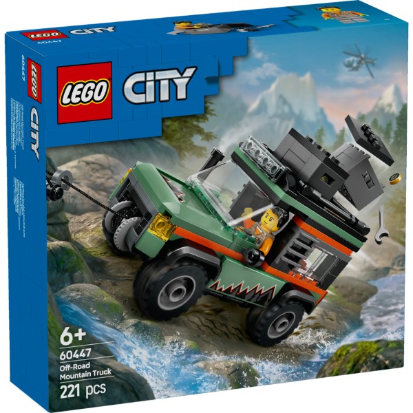 Фото - Конструктор LEGO City Позашляхова гірська вантажівка 4x4 (60447)