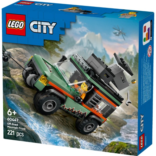 Фото - Конструктор LEGO City Позашляхова гірська вантажівка 4x4 (60447)