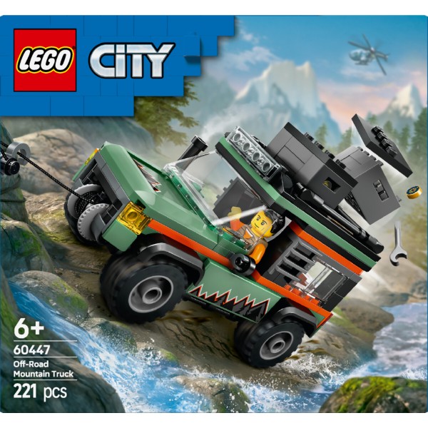 Фото - Конструктор LEGO City Позашляхова гірська вантажівка 4x4 (60447)
