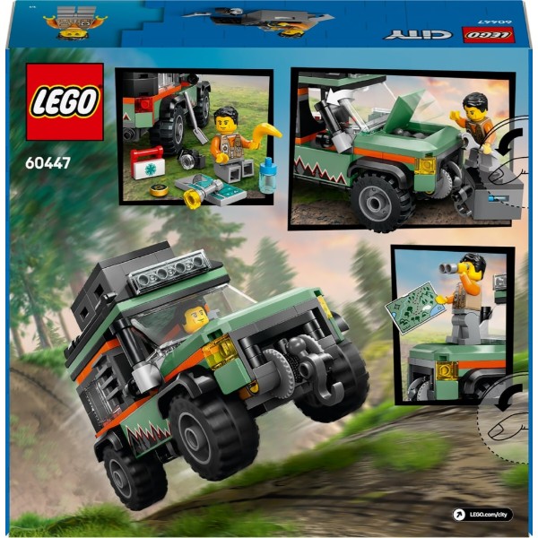 Фото - Конструктор LEGO City Позашляхова гірська вантажівка 4x4 (60447)