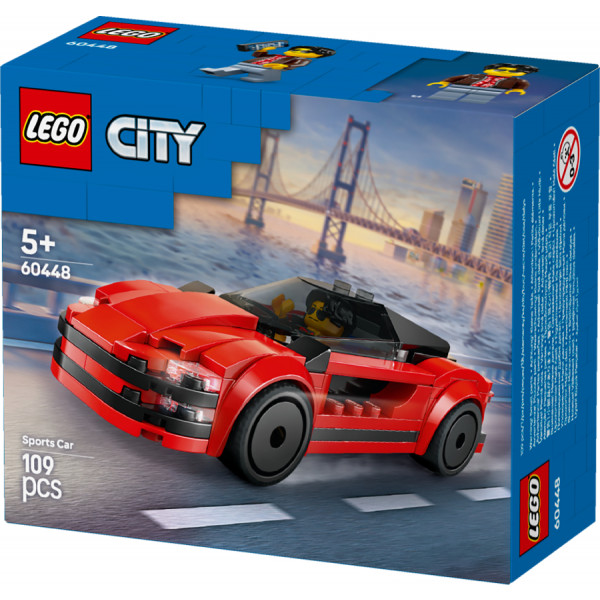 Фото - Конструктор LEGO City Червоний спортивний автомобіль (60448)