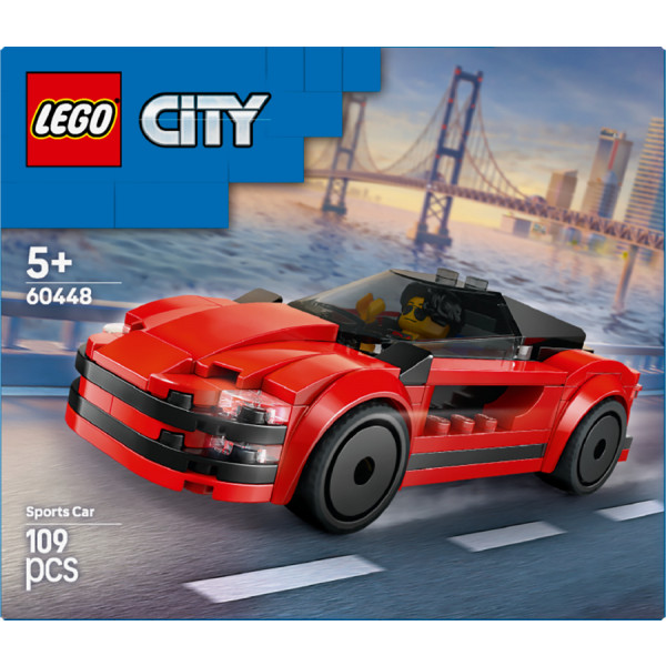 Фото - Конструктор LEGO City Червоний спортивний автомобіль (60448)