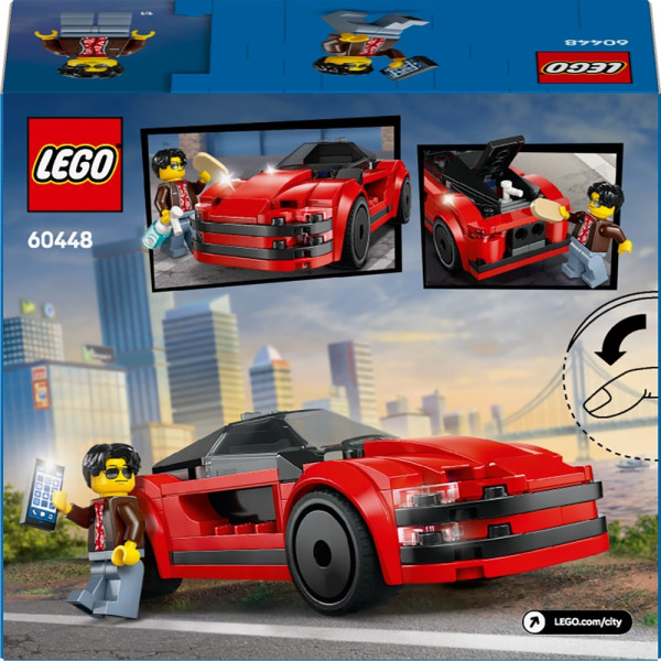Фото - Конструктор LEGO City Червоний спортивний автомобіль (60448)