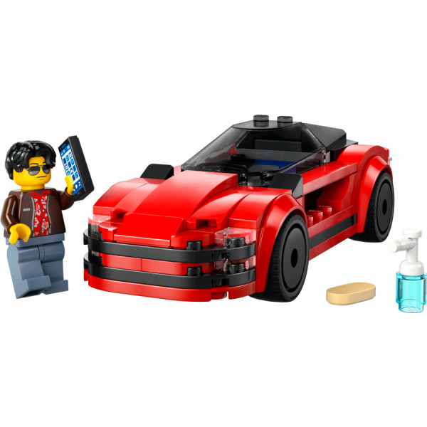 Фото - Конструктор LEGO City Червоний спортивний автомобіль (60448)