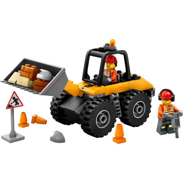 Фото - Конструктор LEGO City Желтый строительный автопогрузчик (60450)