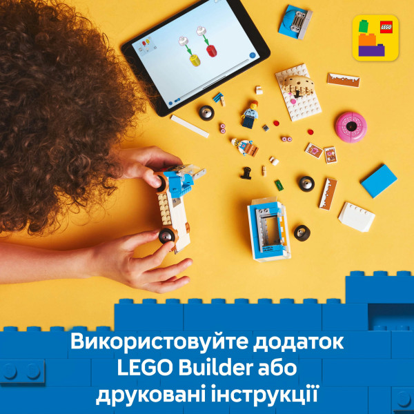 Фото - Конструктор LEGO City Вантажівка з пончиками (60452)