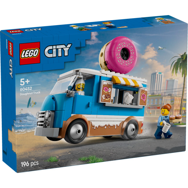 Фото - Конструктор LEGO City Вантажівка з пончиками (60452)