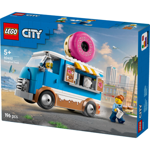 Фото - Конструктор LEGO City Вантажівка з пончиками (60452)