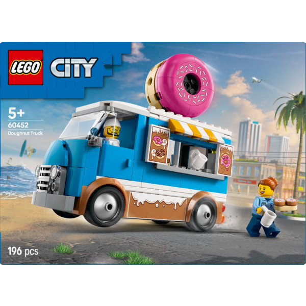 Фото - Конструктор LEGO City Вантажівка з пончиками (60452)