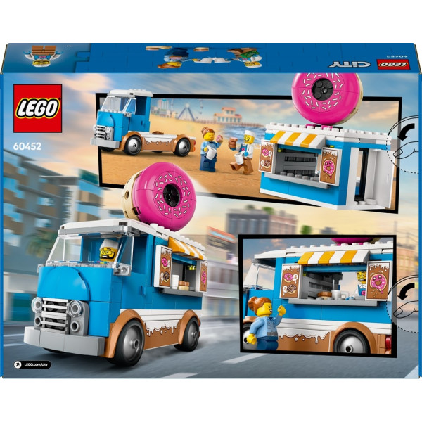 Фото - Конструктор LEGO City Вантажівка з пончиками (60452)