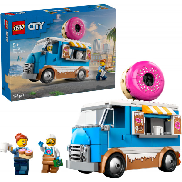 Фото - Конструктор LEGO City Вантажівка з пончиками (60452)