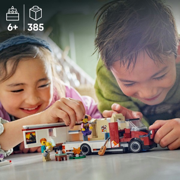 Фото - Конструктор LEGO City Приключенческий дом на колесах для отпуска (60454)