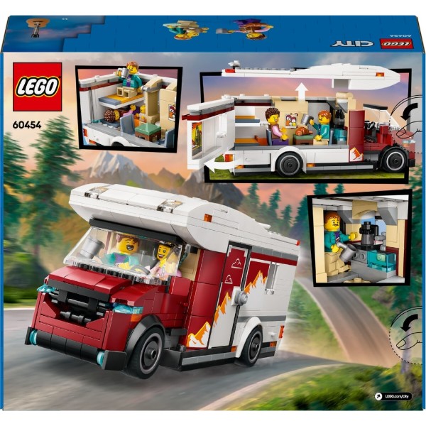 Фото - Конструктор LEGO City Приключенческий дом на колесах для отпуска (60454)