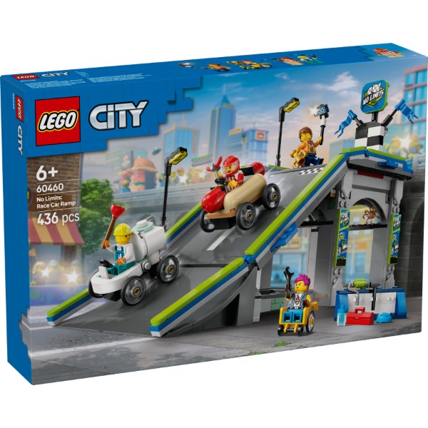 Фото - Конструктор LEGO City Никаких ограничений: Автодром для гоночных автомобилей (60460)