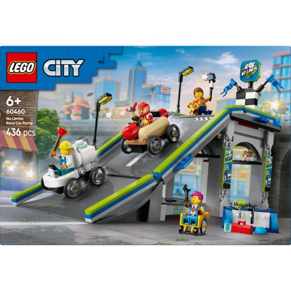 Фото - Конструктор LEGO City Никаких ограничений: Автодром для гоночных автомобилей (60460)