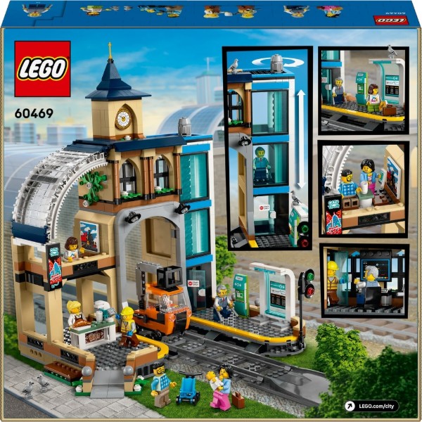 Фото - Конструктор LEGO City Центральный железнодорожный вокзал (60469)