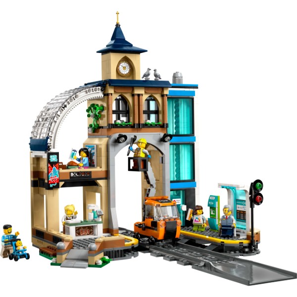 Фото - Конструктор LEGO City Центральный железнодорожный вокзал (60469)