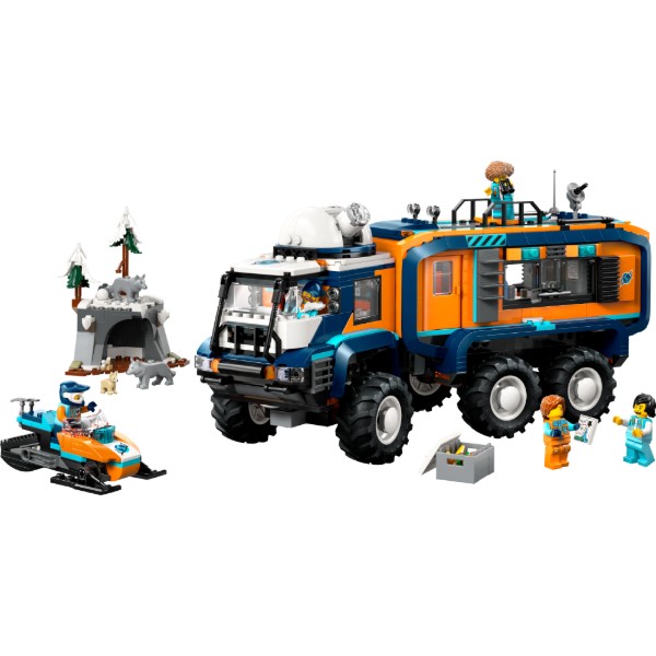 Фото - Конструктор LEGO City Арктический исследовательский грузовик с научной лабораторией (60471)