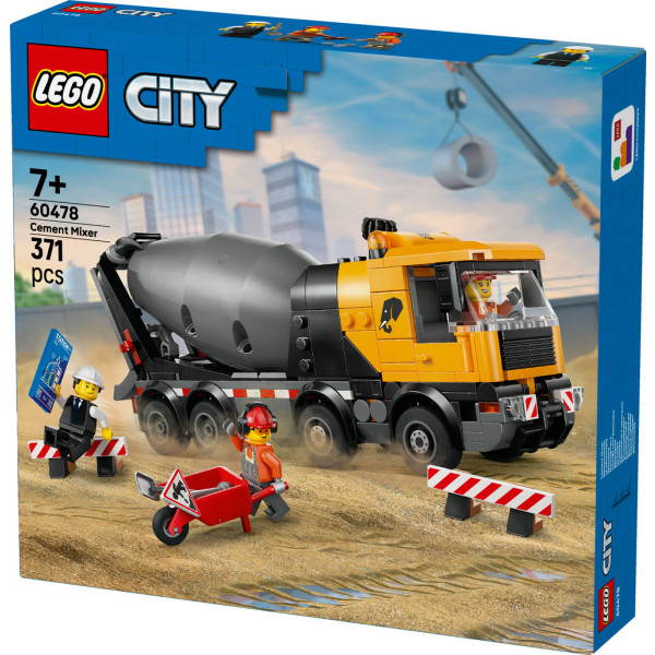 Фото - Конструктор LEGO City Бетонозмішувач (60478)