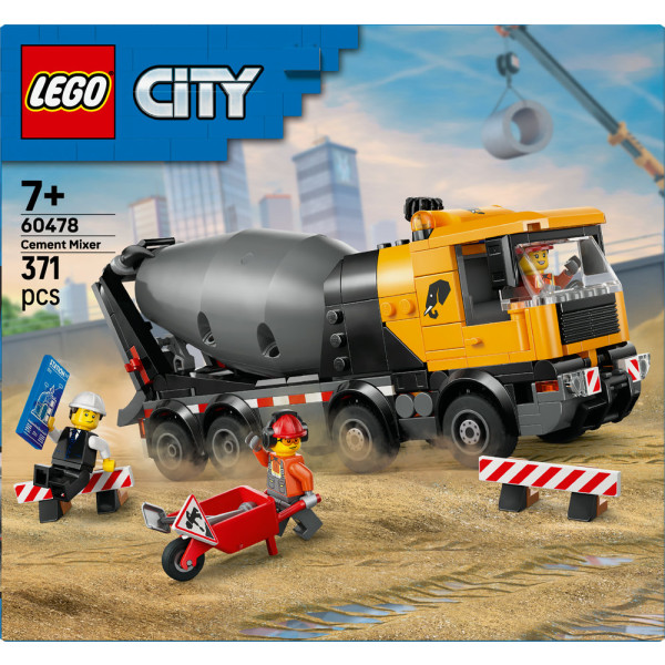 Фото - Конструктор LEGO City Бетонозмішувач (60478)