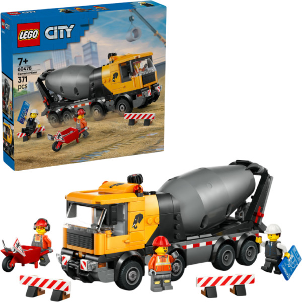 Фото - Конструктор LEGO City Бетонозмішувач (60478) Фото - Конструктор LEGO City Бетонозмішувач (60478)
