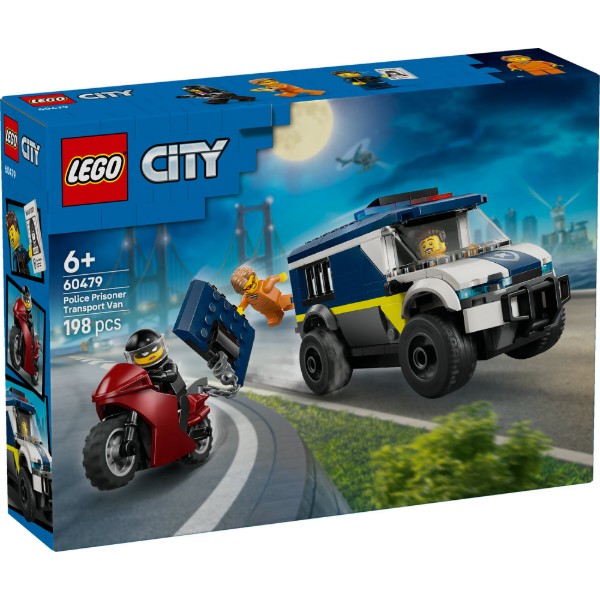 Фото - Конструктор LEGO  City Поліцейський фургон для перевезення в'язнів (60479)