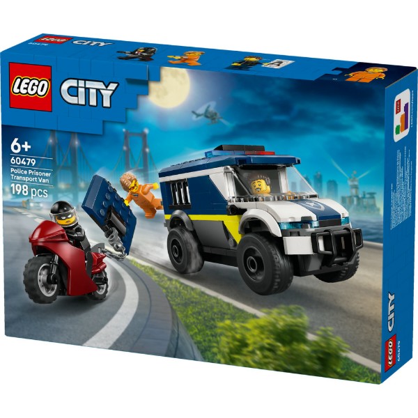 Фото - Конструктор LEGO  City Поліцейський фургон для перевезення в'язнів (60479)