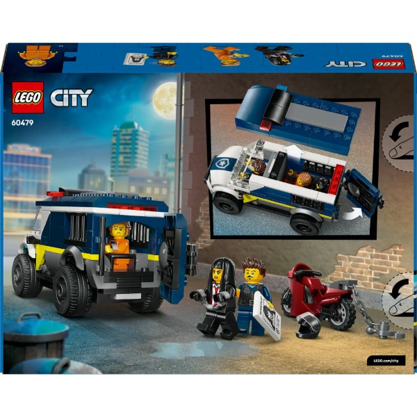 Фото - Конструктор LEGO  City Поліцейський фургон для перевезення в'язнів (60479)