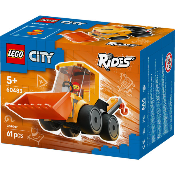 Фото - Конструктор LEGO City Машинки — Строительный погрузчик (60483)