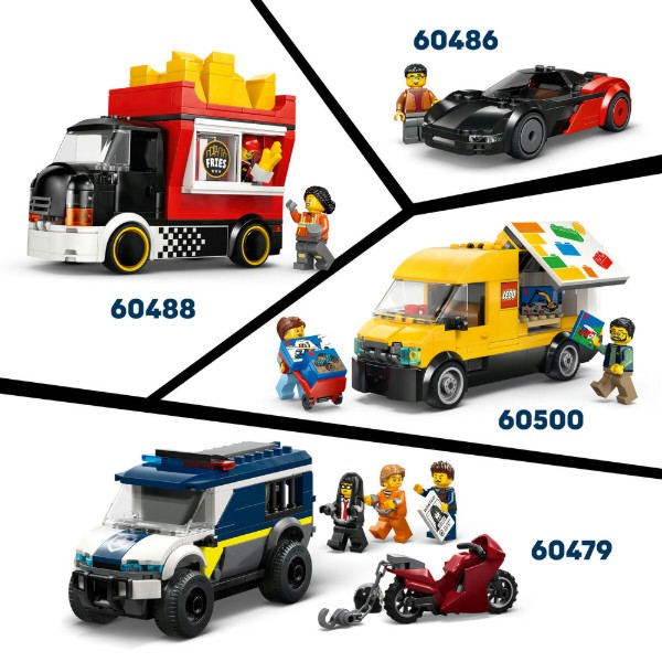 Фото - Конструктор LEGO  City Поліцейський фургон для перевезення в'язнів (60479)