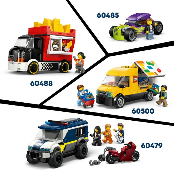 Фото - Конструктор LEGO  City Поліцейський фургон для перевезення в'язнів (60479)