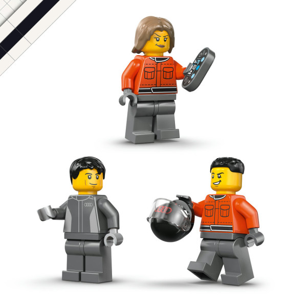 Фото - Конструктор LEGO City Вантажівка для демонстрації F1® із перегоновим автомобілем Audi F1® (60493)