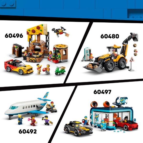 Фото - Конструктор LEGO  City Тунельна автомийка (60497)