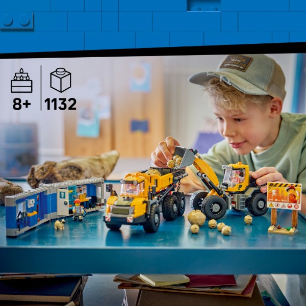 Фото - Конструктор LEGO  City Самоскид і фронтальний ковшовий навантажувач (60494)