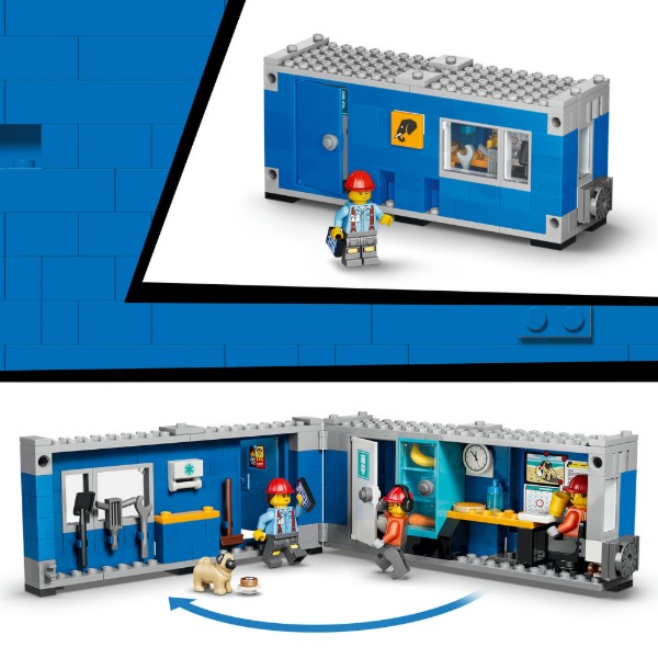 Фото - Конструктор LEGO  City Самоскид і фронтальний ковшовий навантажувач (60494)