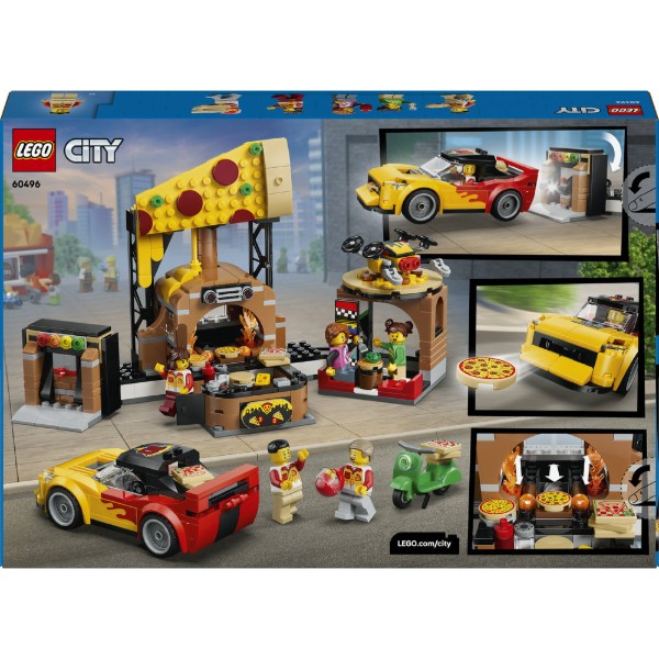 Фото - Конструктор LEGO City Доставка піци з різними транспортними засобами (60496)