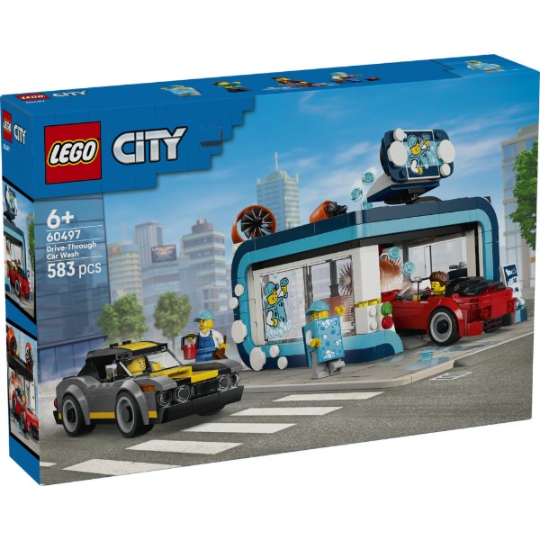 Фото - Конструктор LEGO  City Тунельна автомийка (60497)