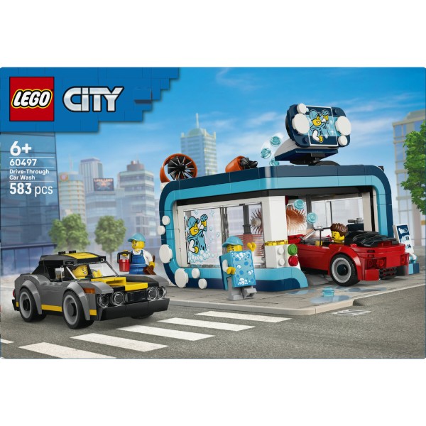 Фото - Конструктор LEGO  City Тунельна автомийка (60497)
