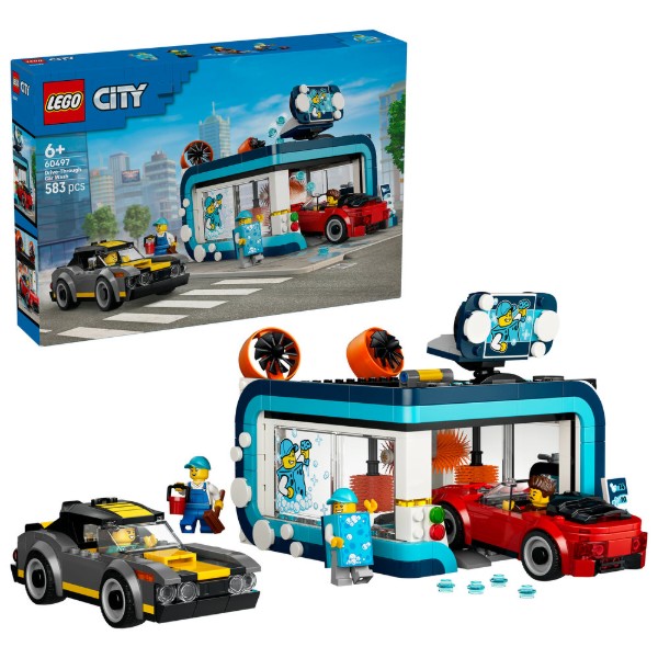 Фото - Конструктор LEGO  City Тунельна автомийка (60497)