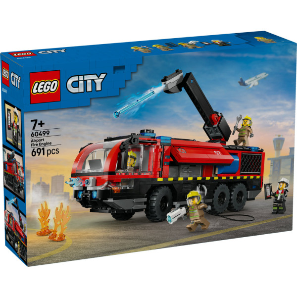 Фото - Конструктор LEGO  City Пожежна вантажівка в аеропорту (60499)