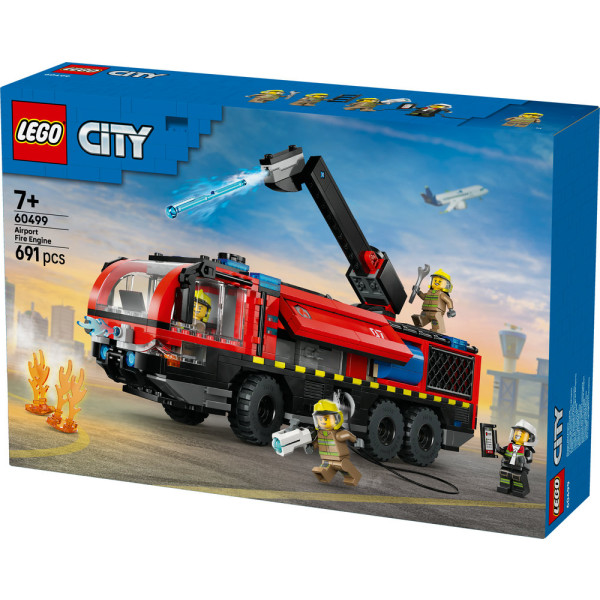 Фото - Конструктор LEGO  City Пожежна вантажівка в аеропорту (60499)