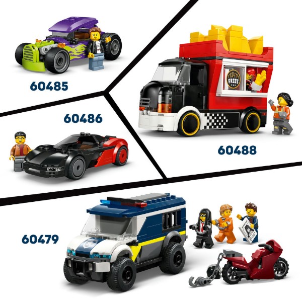 Фото - Конструктор LEGO  City Поліцейський фургон для перевезення в'язнів (60479)