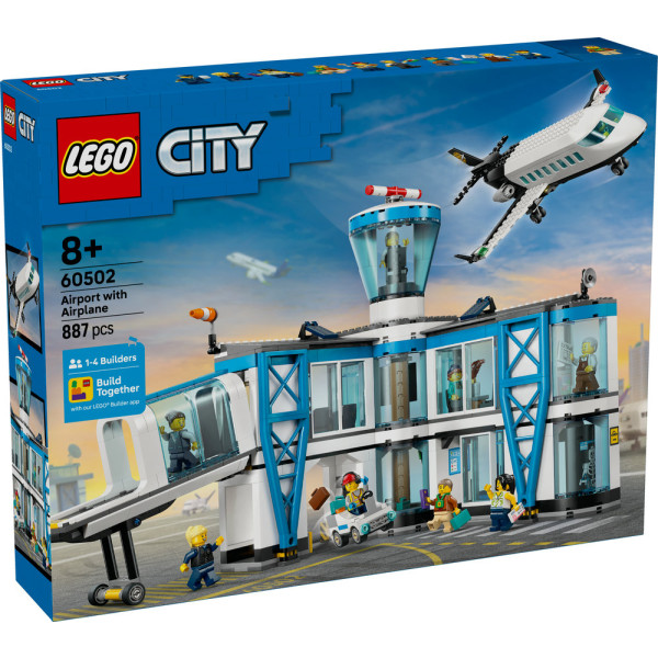 Фото - Конструктор LEGO City Аэропорт с самолётом (60502)