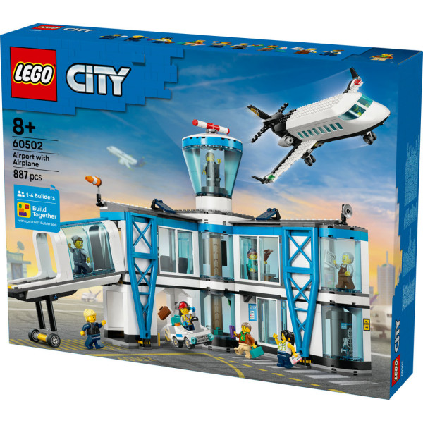Фото - Конструктор LEGO City Аэропорт с самолётом (60502)