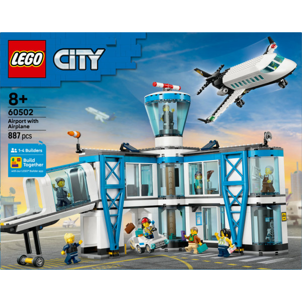 Фото - Конструктор LEGO City Аэропорт с самолётом (60502)