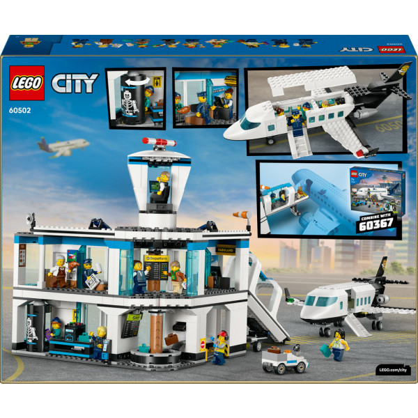 Фото - Конструктор LEGO City Аэропорт с самолётом (60502)