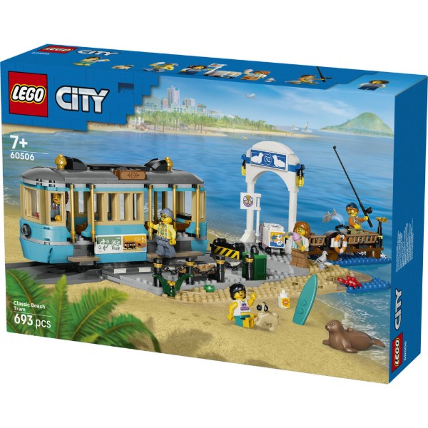 Фото - Конструктор LEGO  City Класичний трамвай до пляжу (60506)