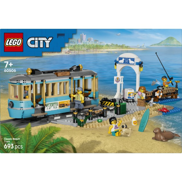 Фото - Конструктор LEGO  City Класичний трамвай до пляжу (60506)